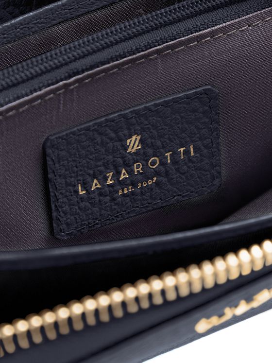 Lazarotti Bologna Leather XL Zip-Around Pung Læder 19 cm