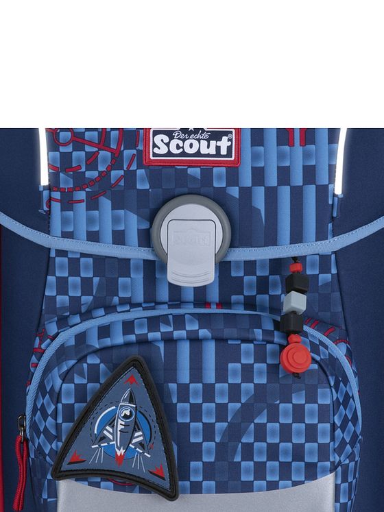 Scout Neo Exklusiv Safety Light Skoleransel-sæt 5-delt