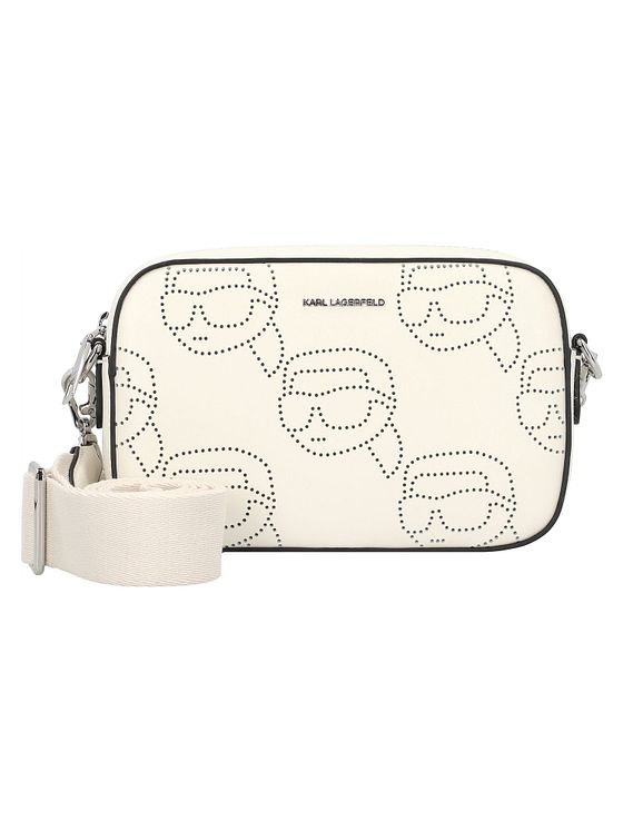 Karl Lagerfeld Ikon Skuldertaske Læder 22 cm Karl Lagerfeld Ikon Skuldertaske Læder 22 cm