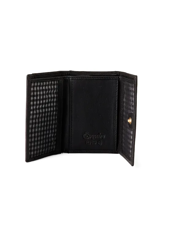 Esquire Chicago Cartera Bloqueo RFID Piel natural 14 cm Esquire Chicago Cartera Bloqueo RFID Piel natural 14 cm