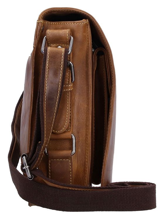 Greenburry Vintage Cafe-Racer Messenger kožený 33 cm