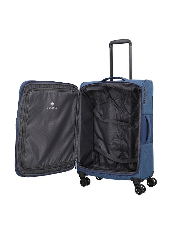 Travelite Corsiica 4 hjul Trolley M 67 cm med strækfold Travelite Corsiica 4 hjul Trolley M 67 cm med strækfold