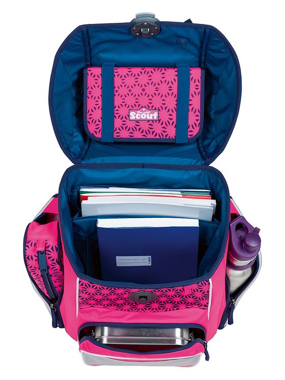 Scout Genius Neon Safety DIN Skoleransel-sæt 4-delt Scout Genius Neon Safety DIN Skoleransel-sæt 4-delt