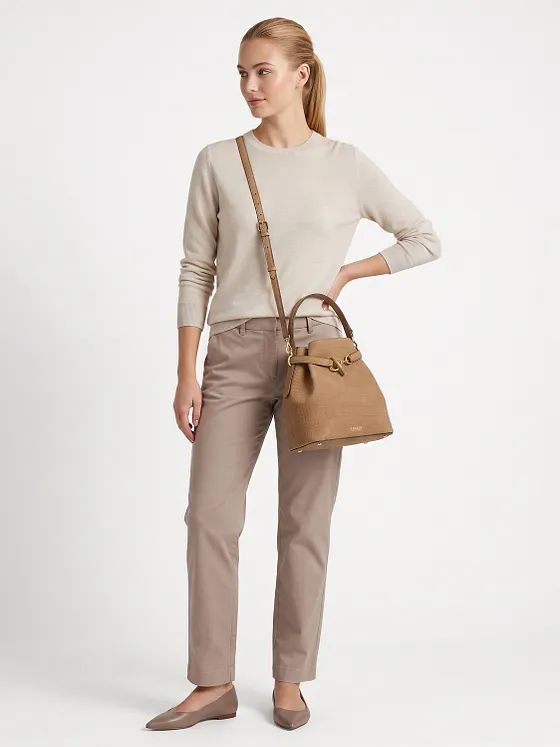 Lauren Ralph Lauren Blaike Bolso Piel natural 24 cm Lauren Ralph Lauren Blaike Bolso Piel natural 24 cm