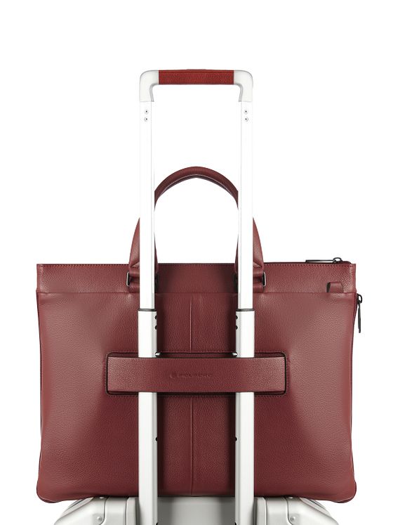 Piquadro Russel Dokumenttaske RFID-beskyttelse Læder 42 cm Laptoprum