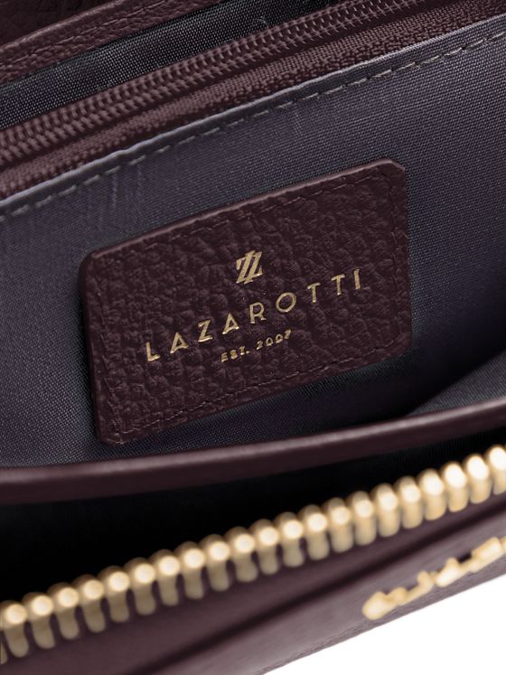 Lazarotti Bologna Leather XL Zip-Around Pung Læder 19 cm