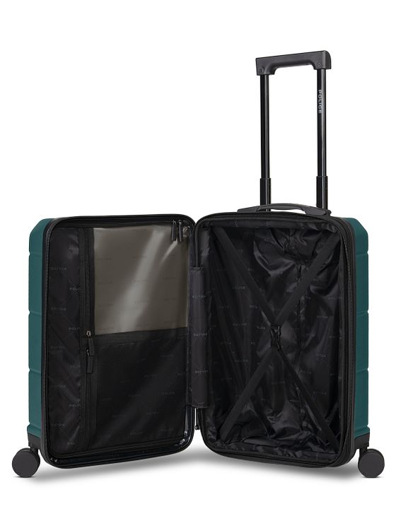 Police London 4-hjulig Handbagageväska 55 cm Laptopfack med expansionsveck Police London 4-hjulig Handbagageväska 55 cm Laptopfack med expansionsveck