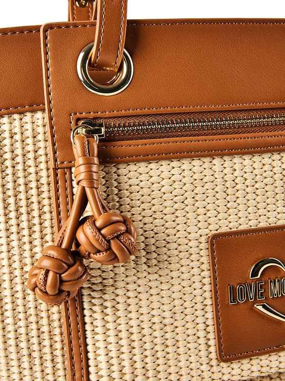 Love Moschino Straw Chic Nákupní taška 37 cm