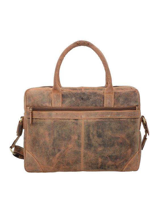 Greenburry Vintage dokumentmappe i læder 41 cm med rum til bærbar computer Greenburry Vintage dokumentmappe i læder 41 cm med rum til bærbar computer