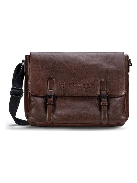 Farmhood Memphis Dokumenttaske Messenger Læder 38 cm Laptoprum
