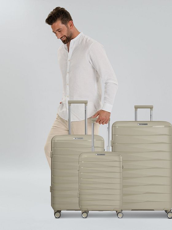 Franky London 4 hjul Kuffert 3-delt med strækfold