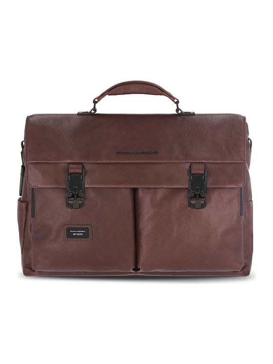 Piquadro Harper dokumentmappe læder 43 cm rum til bærbar computer