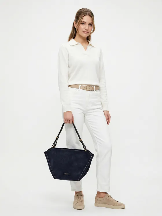 Gianni Chiarini Bloom Bolsa de hombro Piel natural 50 cm Gianni Chiarini Bloom Bolsa de hombro Piel natural 50 cm
