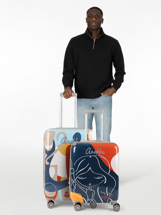 Anekke Eikon 4 hjul Kuffert 2-delt med strækfold Anekke Eikon 4 hjul Kuffert 2-delt med strækfold