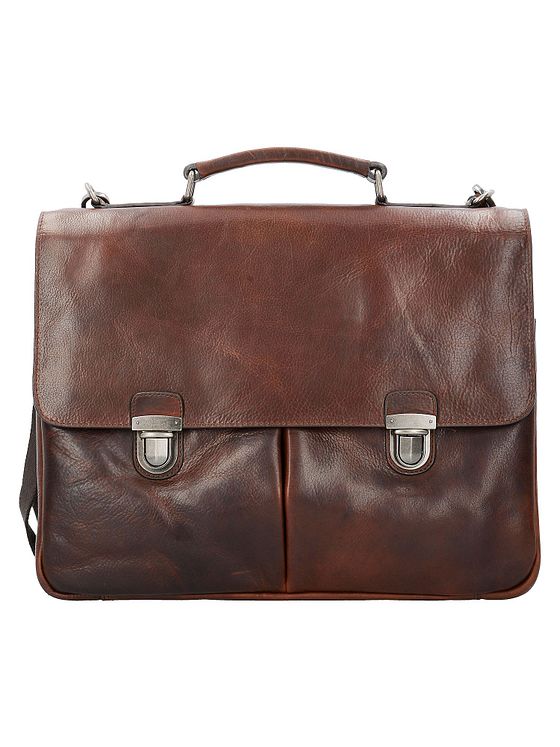 Leonhard Heyden Roma Dokumenttaske Læder 41 cm Laptoprum