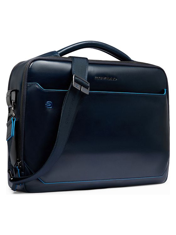 Piquadro Blue Square Aktovka Kůže 39 cm Kapsa na notebook