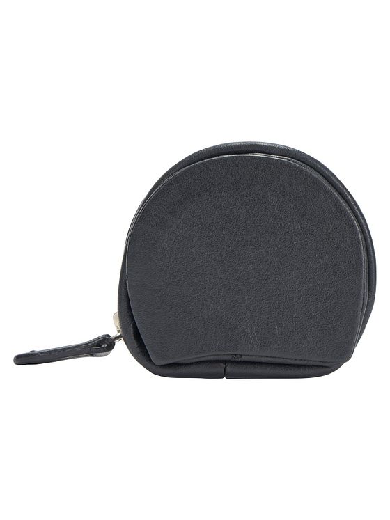 Voi Peněženka na mince z měkké ebenové kůže 7 cm