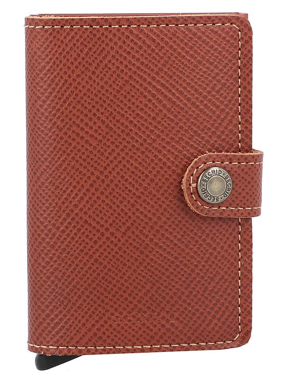 Secrid Mini peněženka Saffiano pouzdro na kreditní karty RFID kůže 6,5 cm