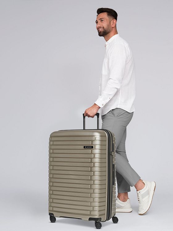 Pactastic Collection 04 THE LARGE + 4 hjul Trolley L 75 cm med strækfold