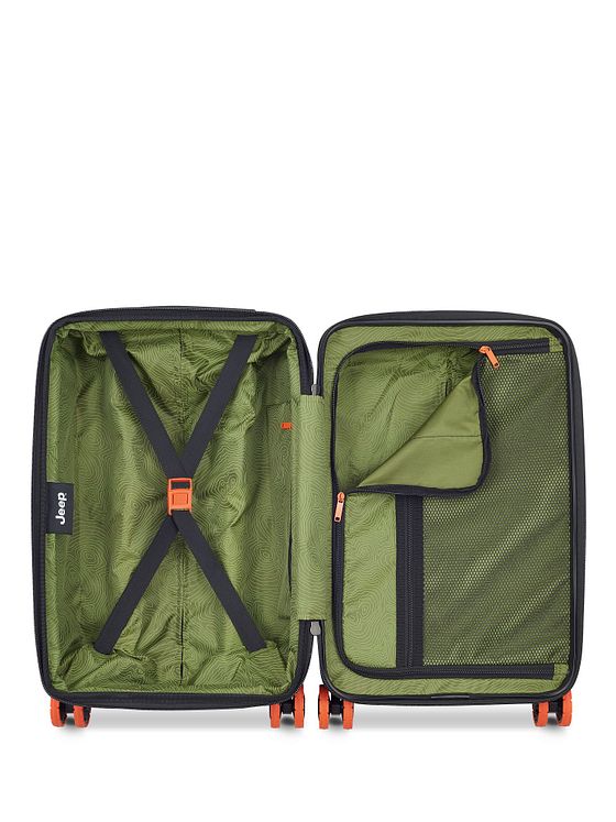 Jeep JH002B 4 hjul Kabinetrolley XL 55 cm med strækfold Jeep JH002B 4 hjul Kabinetrolley XL 55 cm med strækfold