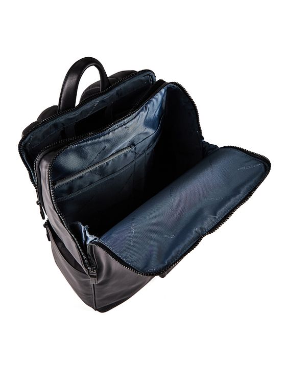 Piquadro Zaino Daypack Læder 34 cm Laptoprum