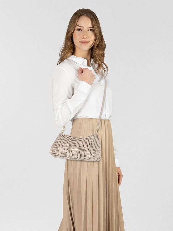 Calvin Klein Ruched Skuldertaske 28 cm Calvin Klein Ruched Skuldertaske 28 cm