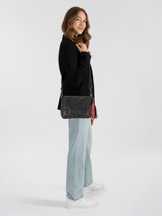 Taschendieb Wien Freundgasse Skuldertaske Læder 19.5 cm