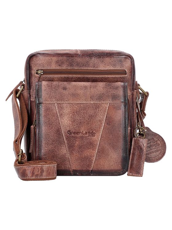 Greenland Nature Mascu & Line Skuldertaske Læder 25 cm