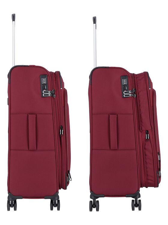 d & n Travel Line 9504 4 hjul Trolley M 67 cm med strækfold