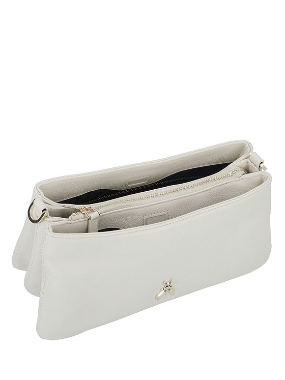 Patrizia Pepe Tris Skuldertaske Læder 28 cm