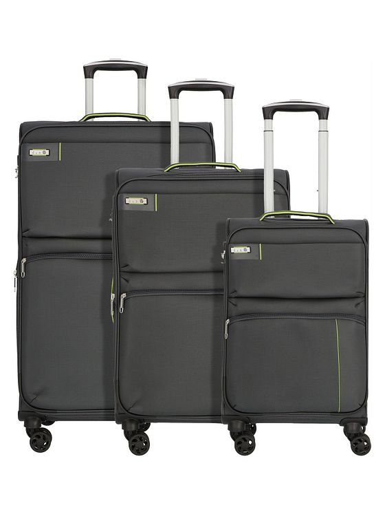 d & n Travel Line 6704 4-hjulet kuffertsæt 3 stk.