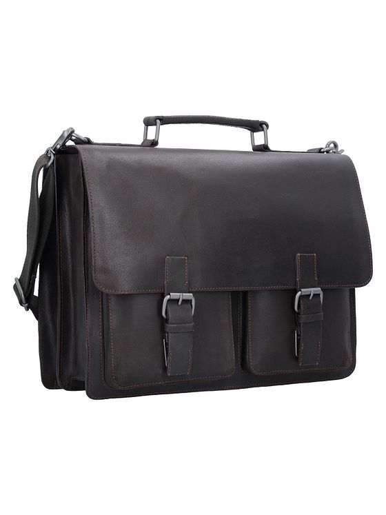 Leonhard Heyden Dakota dokumentmappe læder 40 cm laptop-rum