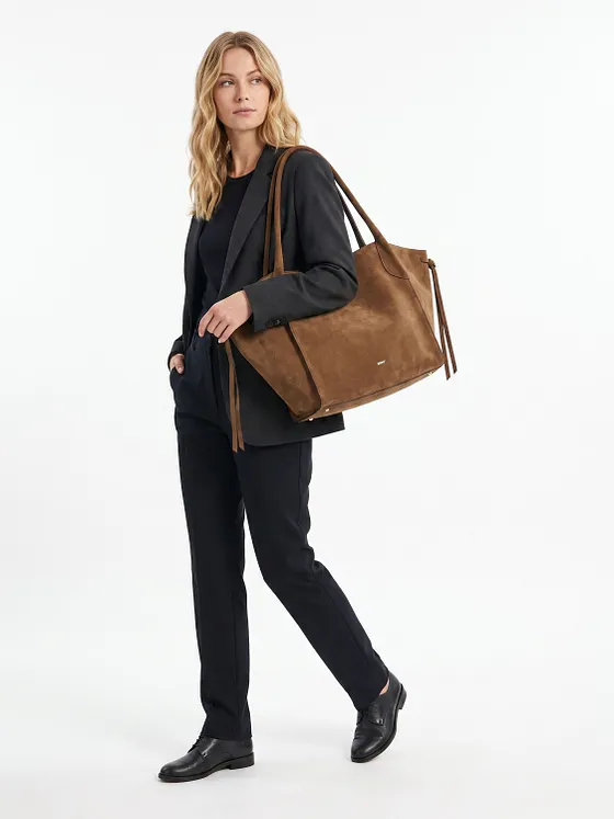 abro Vibe Skuldertaske Læder 57 cm