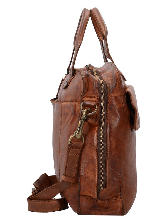 Harold's Sadelmappe i læder 41 cm med rum til bærbar computer