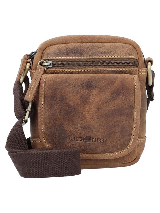 Greenburry Vintage Skuldertaske Læder 13 cm