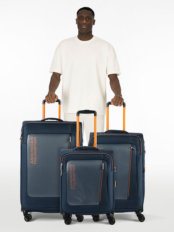 American Tourister Aktivus 4 hjul Kuffert 3-delt med strækfold American Tourister Aktivus 4 hjul Kuffert 3-delt med strækfold