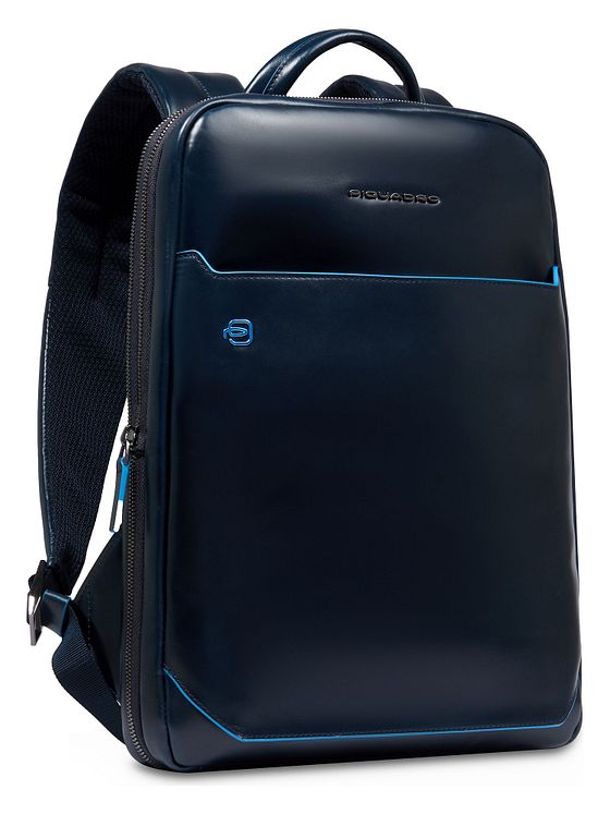 Piquadro Blue Square Daypack RFID-beskyttelse Læder 37 cm Laptoprum