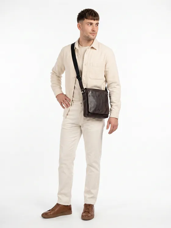 Jost London Bolsa de hombro S Piel natural 23 cm Jost London Bolsa de hombro S Piel natural 23 cm
