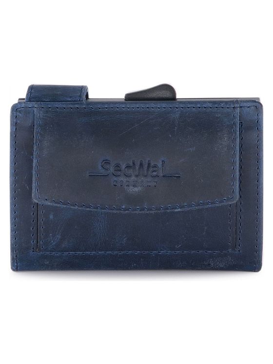 SecWal Peněženka na kreditní karty RFID kožená 9 cm