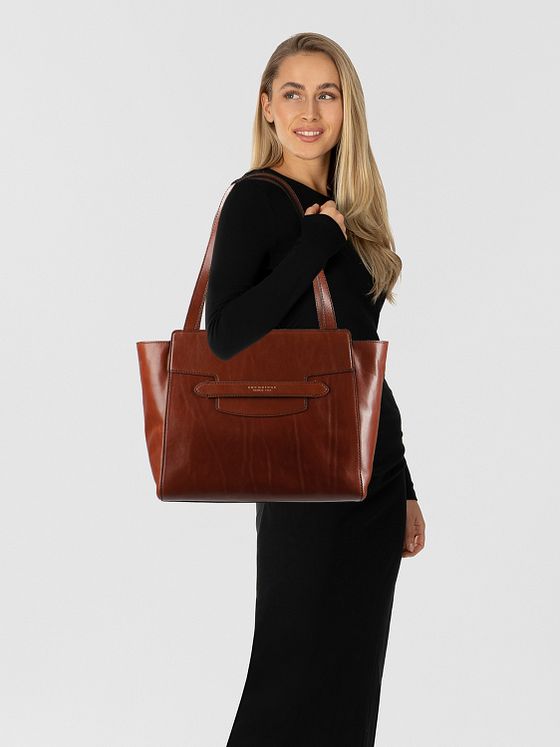 The Bridge Lucrezia Skuldertaske Læder 31 cm