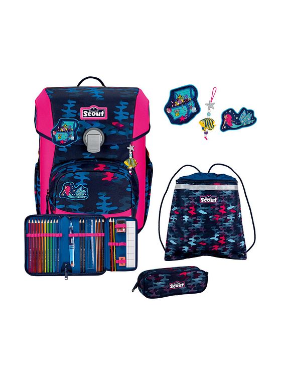 Scout Neo Skoleransel-sæt 4-delt