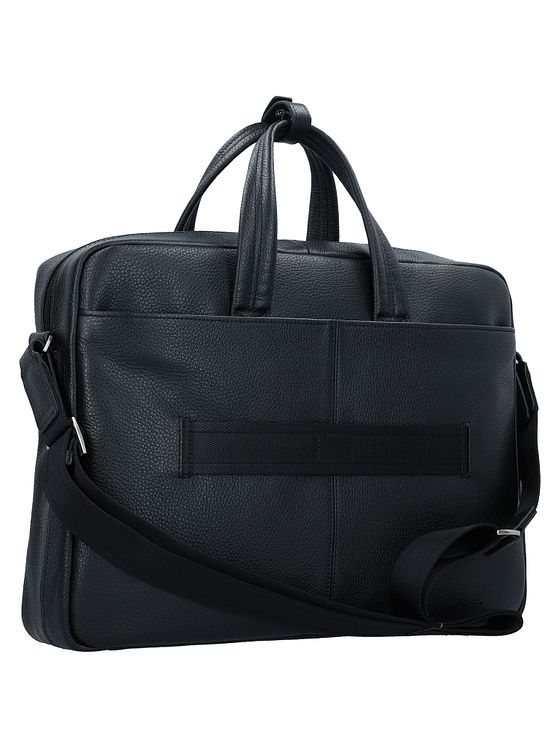 Piquadro Kuffert i læder med 44 cm rum til bærbar computer