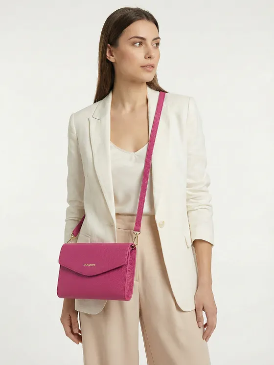 Lazarotti Kožená Crossbody taška Bologna, 23 cm Lazarotti Kožená Crossbody taška Bologna, 23 cm