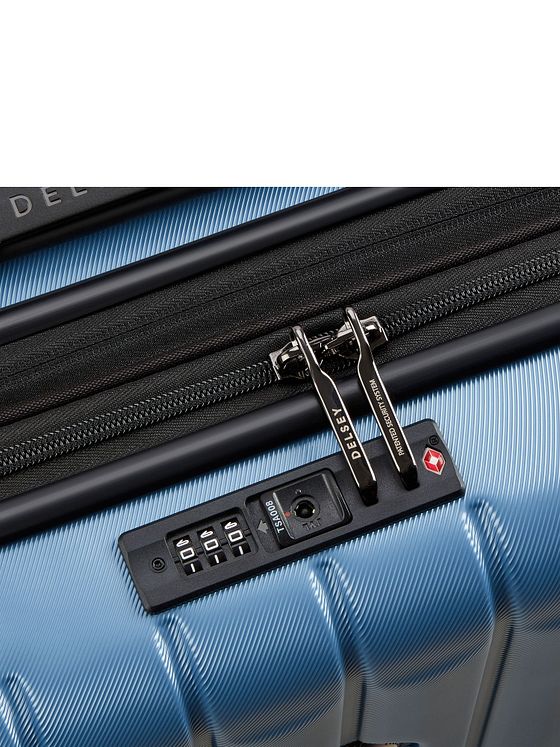 Delsey Paris Longitude 4 kolečka Kabinkový kufr 55 cm s roztažitelným záhybem