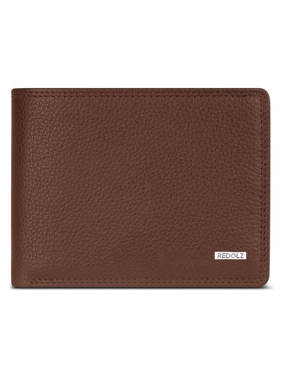 Redolz Leather Essentials QF pung RFID læder 12 cm fold-ud med lynlåsrum Redolz Leather Essentials QF pung RFID læder 12 cm fold-ud med lynlåsrum