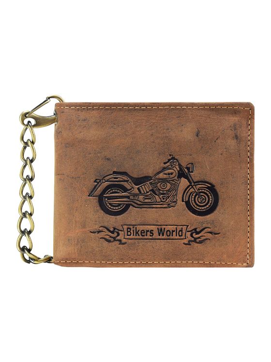 Greenburry Vintage cykelpung i læder 12 cm