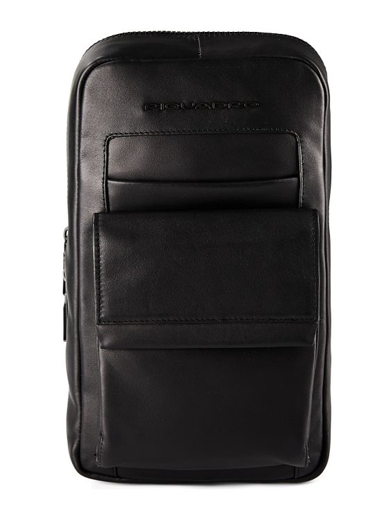 Piquadro Skuldertaske Læder 20 cm Piquadro Skuldertaske Læder 20 cm