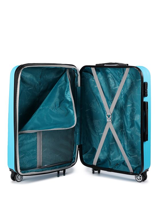 Benzi 5493 4 hjul Kuffert 3-delt med strækfold