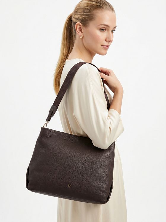 AIGNER Paola Bolsa de hombro Piel natural 37.5 cm