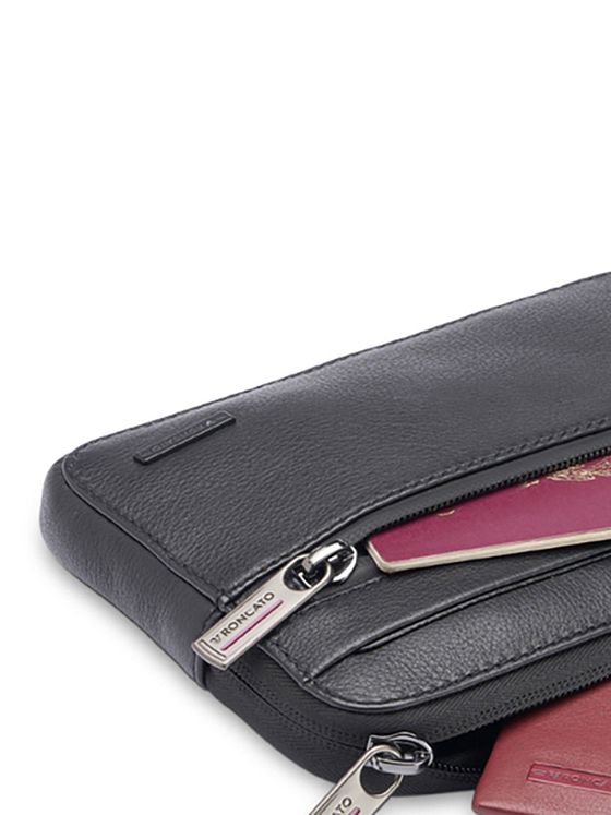 Roncato Detroit Herretaske Læder 20 cm